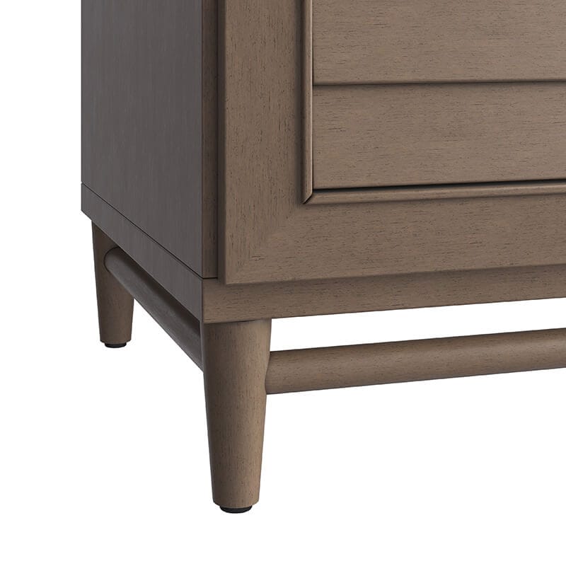 James Martin Portland 72 Inch Double Vanity in Whitewashed Walnut Stand Up Close