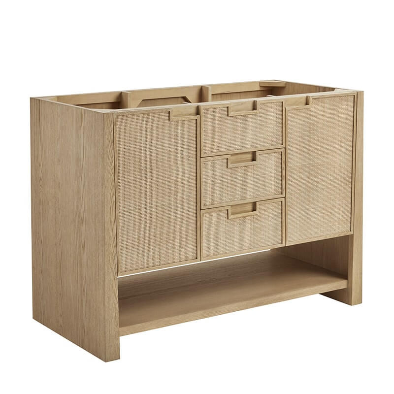 James Martin Solene 48 Inch Single Vanity Seaside Oak Cabinet