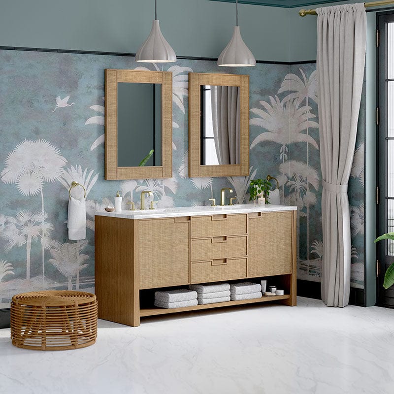 James Martin Solene 72" Double Vanity Corner View