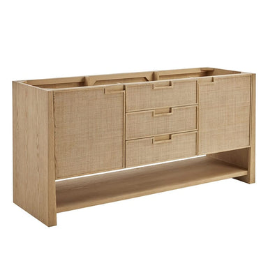 James Martin Solene 72" Double Vanity in Seaside Oak Cabinet Only