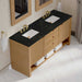 James Martin Solene 72" Double Vanity in Seaside Oak With Phantome Eclos Top