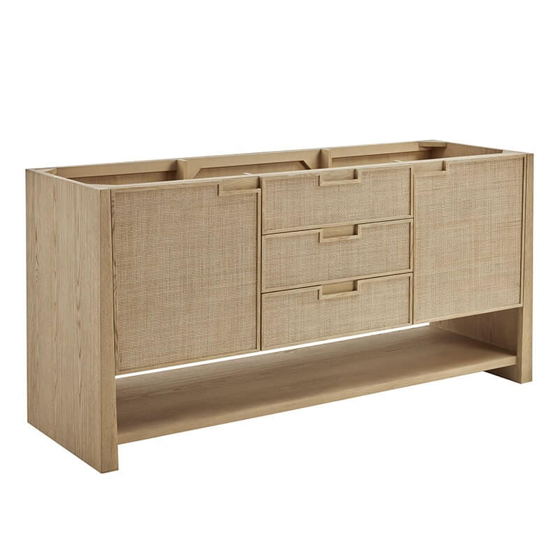 James Martin Solene 72 Double Vanity Seaside Oak Cabinet
