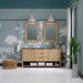 james martin solene 72 inch double vanity seaside oak front view
