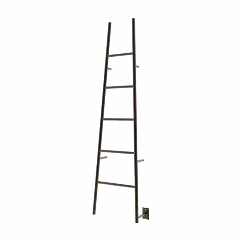 Jeeves Model a Ladder 5 Bar Drying Rack in Oil Rubbed Bronze Corner View