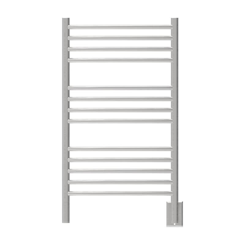 Jeeves Model C Curved 13 Bar Towel Warmer in Brushed Stainless Front View