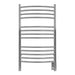 Jeeves Model C Curved 13 Bar Towel Warmer in Polished Stainless Front View