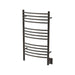 Jeeves Model C Curved Towel Warmer in Oil Rubbed Bronze Corner View