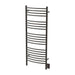 Jeeves Model D Curved Towel Warmer in Oil Rubbed Bronze Corner View