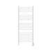 Jeeves Model D Straight Towel Warmer in White Front View