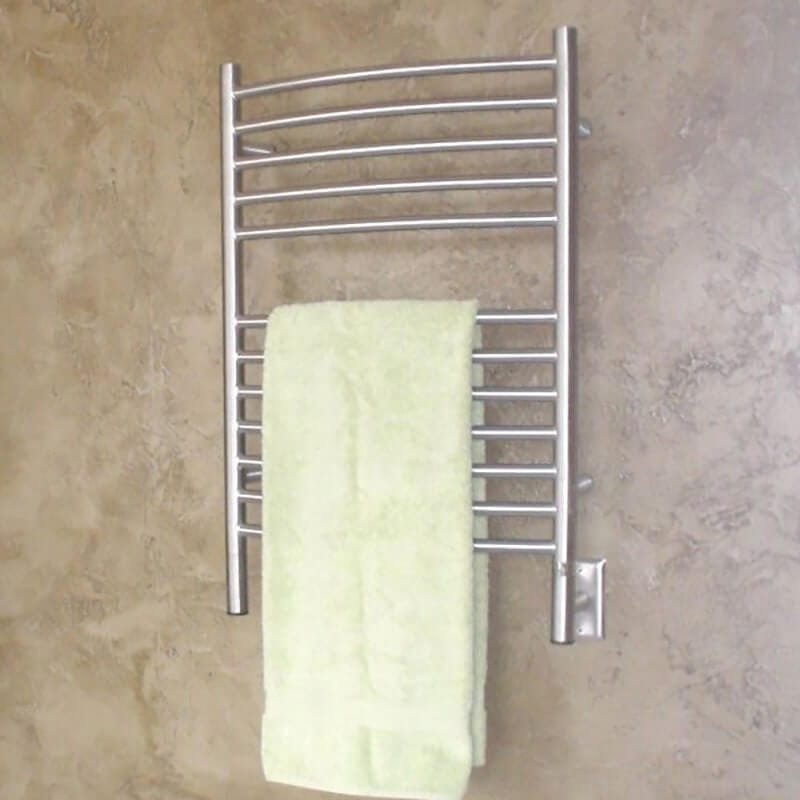 Jeeves Model E Curved in Brushed Stainless Lifestyle Up Close