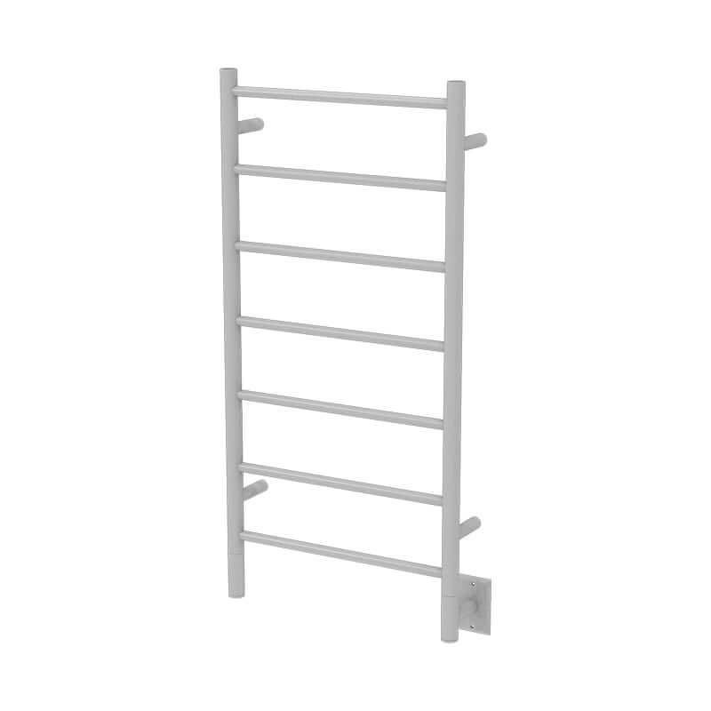 Jeeves Model F Straight 7 Bar Drying Rack in White Corner View