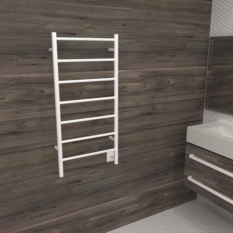 Jeeves Model F Straight in White Corner View Lifestyle