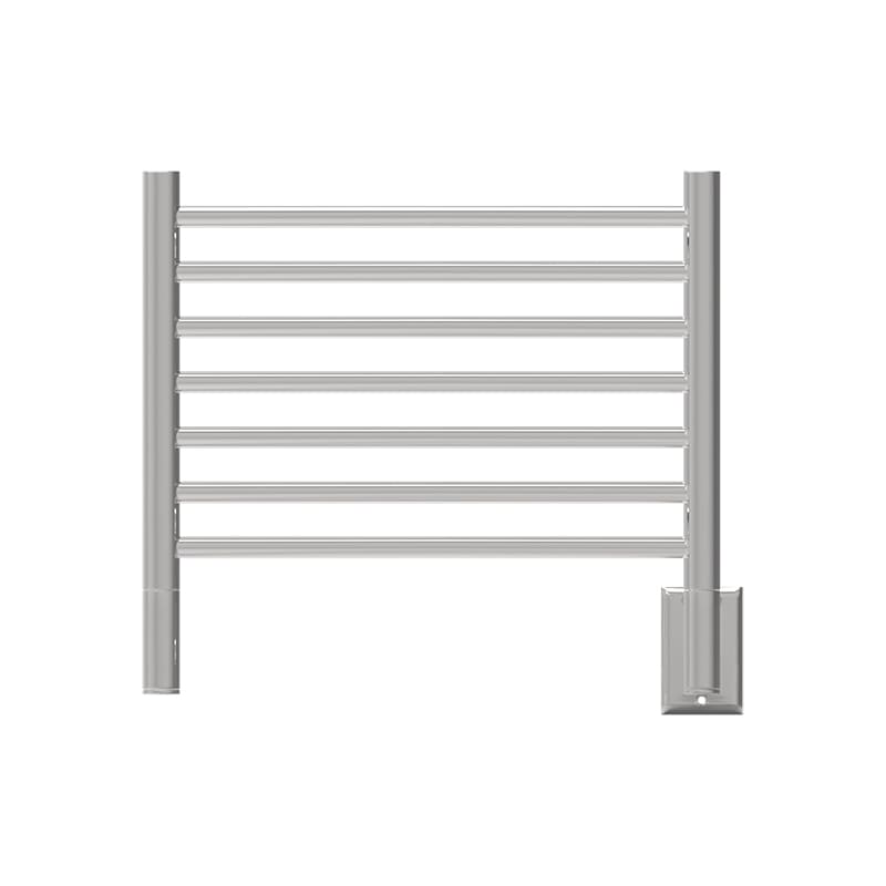 Jeeves Model H Straight 7 Bar Towel Warmer in Polished Stainless Front View