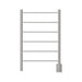 Jeeves Model J Straight 6 Bar Drying Rack in Brushed Stainless Front View