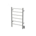 Jeeves Model J Straight 6 Bar Drying Rack in Polished Stainless Corner View