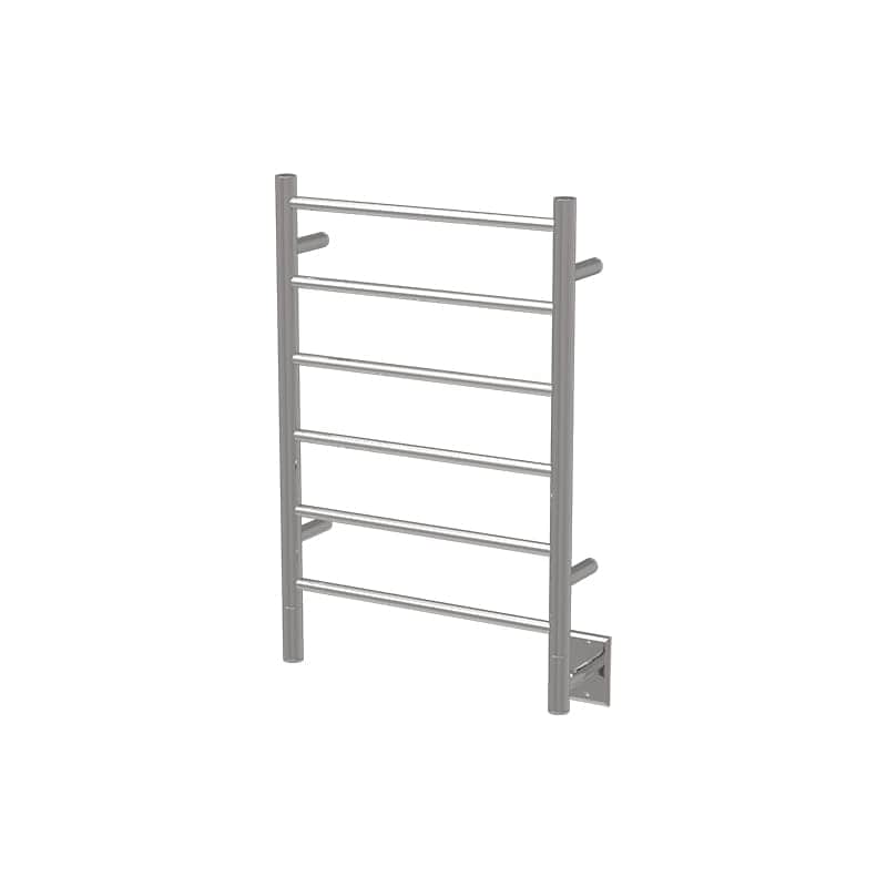Jeeves Model J Straight 6 Bar Drying Rack in Polished Stainless Corner View