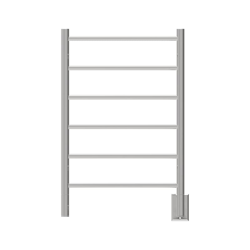Jeeves Model J Straight Drying Rack in Polished Stainless Front View