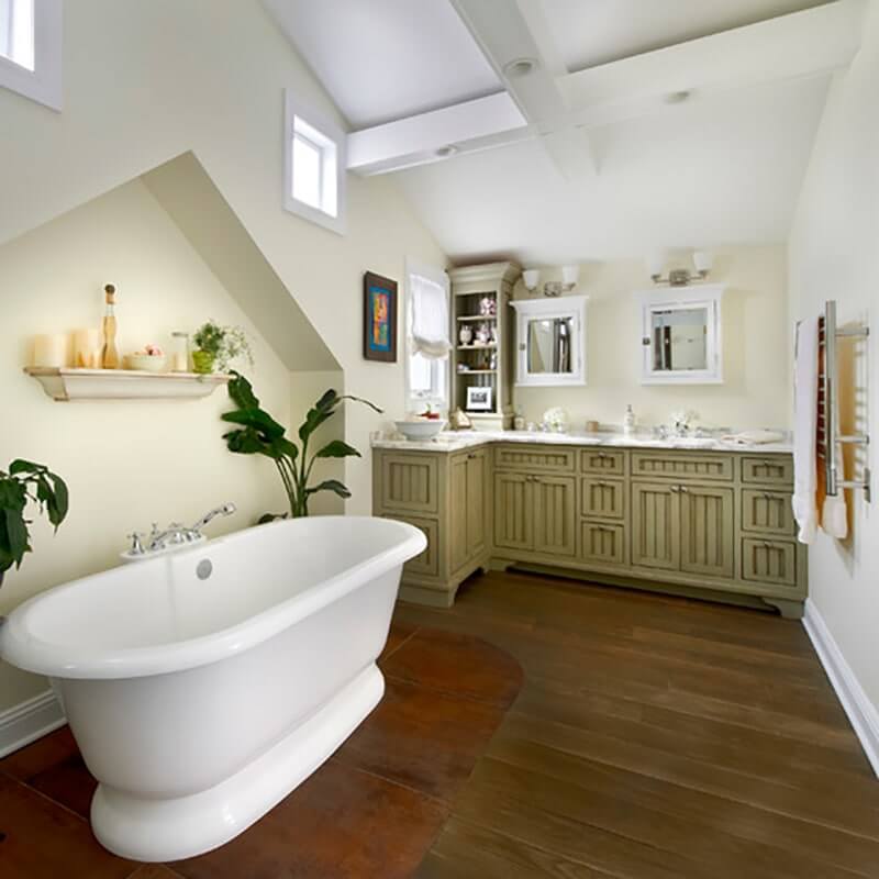 Jeeves Model K Straight Towel Warmer in Polished Stainless Side View