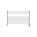 Jeeves Model L Straight Towel Warmer in Polished Stainless Front View