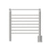 Jeeves Model M Shelf 11 Bar Towel Warmer in Brushed Stainless Front View