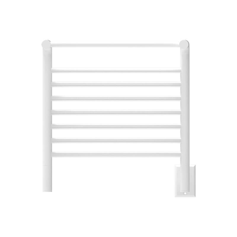 Jeeves Model M Shelf 11 Bar Towel Warmer in White Front View