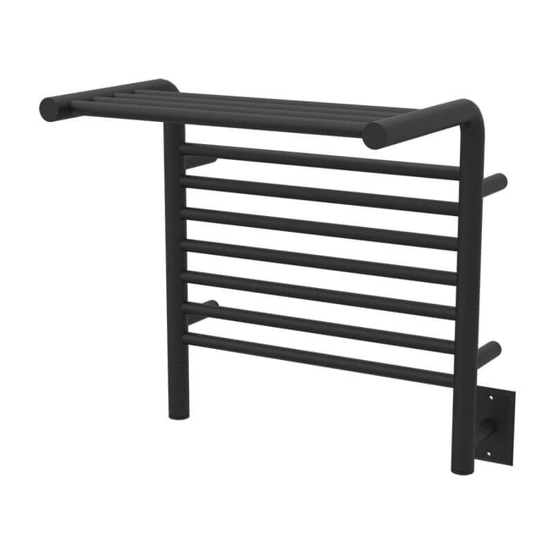 Jeeves Model M Shelf in Matte Black Corner View