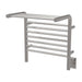 Jeeves Model M Shelf in Polished Stainless Corner View
