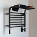 Jeeves Model M Shelf Towel Warmer in Oil Rubbed Bronze Corner View Lifestyle