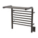 Jeeves Model M Shelf Towel Warmer in Oil Rubbed Bronze Corner View