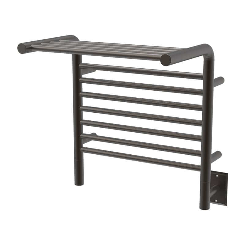 Jeeves Model M Shelf Towel Warmer in Oil Rubbed Bronze Corner View