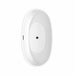 Juno 59 Inch Freestanding Acrylic Matte White Bathtub With Matte Black Trim Top View