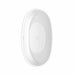 Juno 59 Inch Freestanding Acrylic Matte White Bathtub With Shiny White Trim and Brushed Gold Faucet Top View