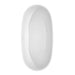 Juno 67 Inch Freestanding Acrylic White Bathtub With Shiny White Trim No Faucet Top View