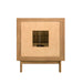 Kayla 30 Single Vanity Natural Teak Cabinet Only Back View