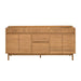 Kayla 72 inch Double Vanity Natural Teak Cabinet Only