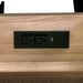 Kenzo 47 inch Single Sink Bathroom Vanity with Dual Mount Option Walnut in White Solid Socket