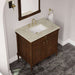 Kinnsden 36 Inch Single Vanity Sable Oak in Tajnar Eclos Top