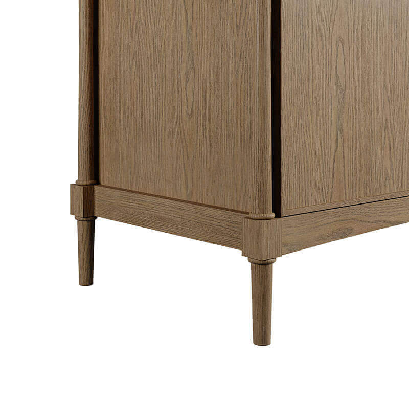 Kinnsden 36 Single Vanity Weathered Oak Cabinet Only Base