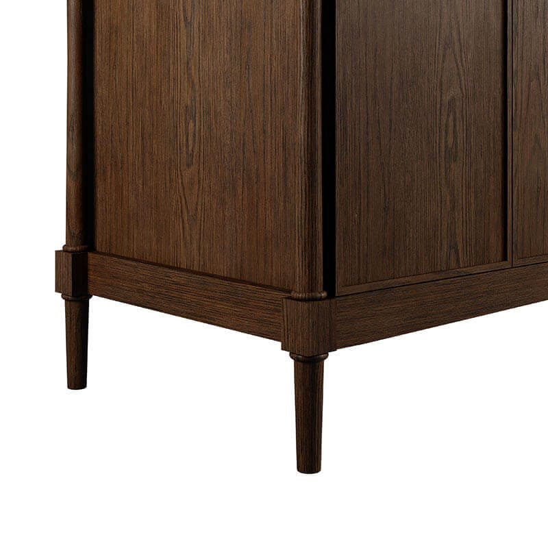 Kinnsden 72 Inch Single Vanity Sable Oak Cabinet Only Base