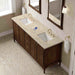 Kinnsden 72 Inch Single Vanity Sable Oak in Tajnar Eclos Top