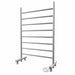 Kontour Camber 25 X 38 Towel Warmer Brushed Nickel Corner View