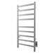 Kontour Square 18 X 40 Inch Towel Warmer Brush Nickel Hardwired Corner View