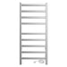 Kontour Square 18 X 40 Towel Warmer Brush Nickel Plug-in Front View
