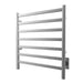 Kontour Square 24 X 27 Towel Warmer Brushed Nickel Hardwired Corner View