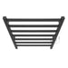 Kontour Square 24 X 27 Towel Warmer Matte Black Plug-in Top View