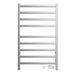 Kontour Square 24 x 40 Towel Warmer Warmer Brushed Nickel Plug-in Front View