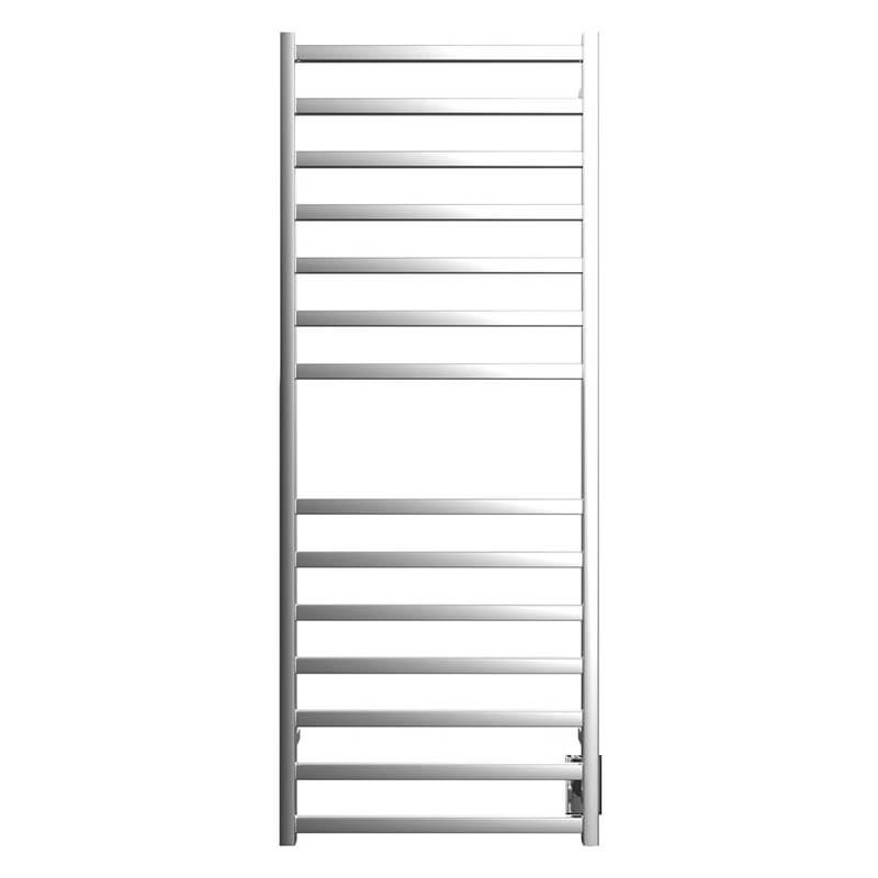 Kontour Square 24 X 60 Towel Warmer Chrome Hardwired Top View