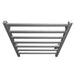 Kontour Square 24x 27 Inch Towel Warmer Brushed Nickel Hardwired Top View