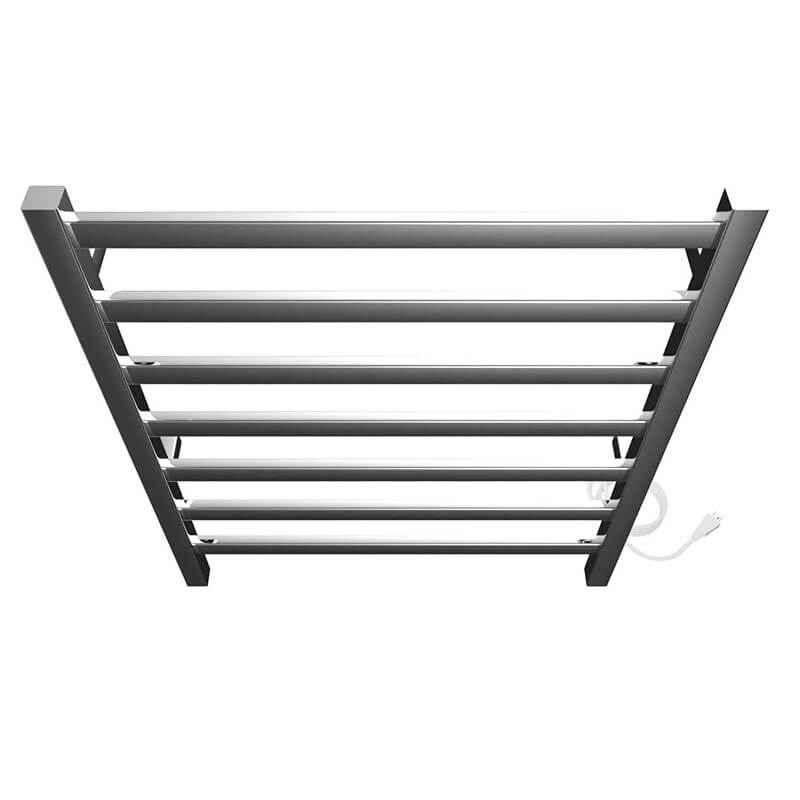 Kontour Square 24x 27 Inch Towel Warmer Chrome Plug-In Top View