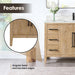Laurel 48 inch Single Bathroom Vanity with Top Weathered Fir Angular Base